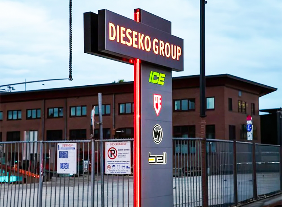 Double Sided Lollipop Signage 