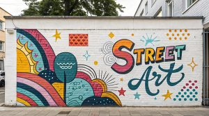 Exterior wall graphics