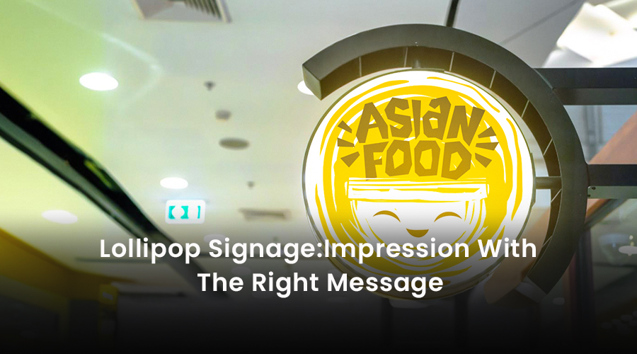 Lollipop Signage
