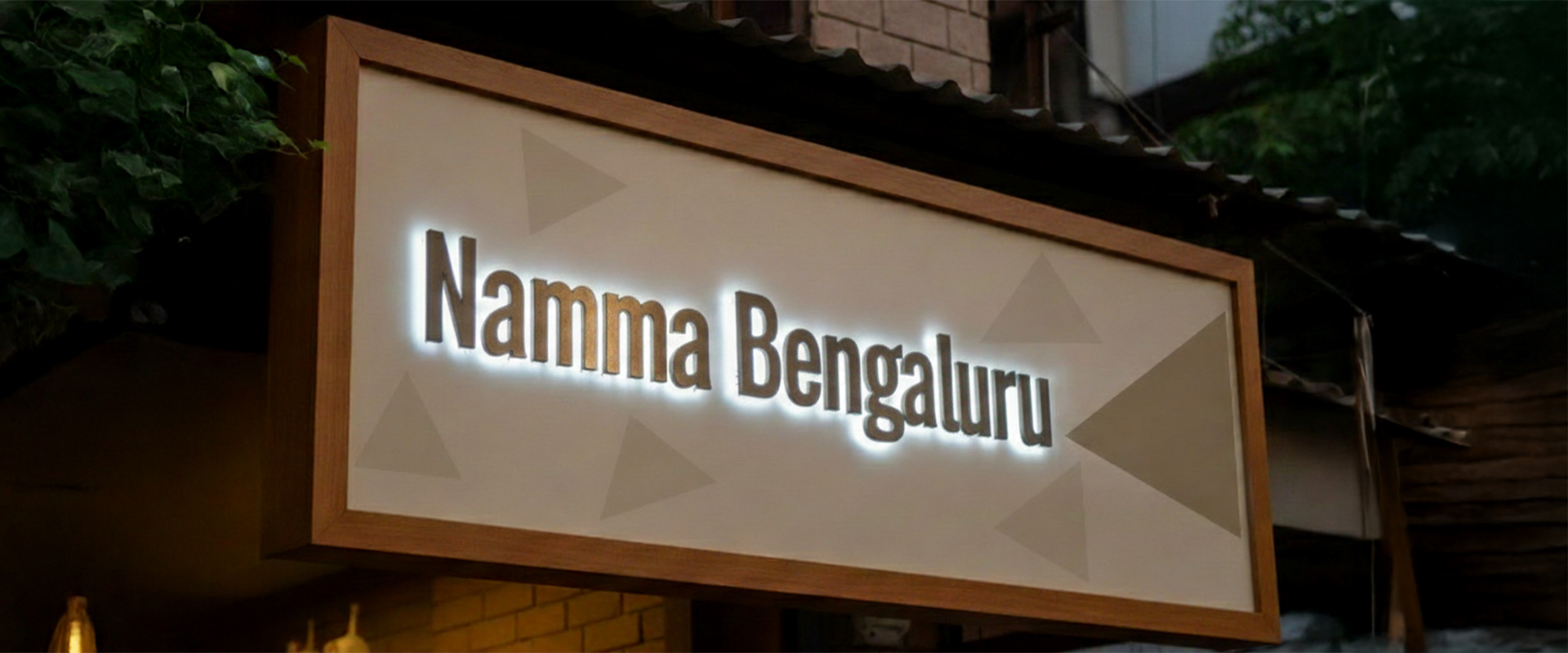 Outdoor Glow Sign Bangalore