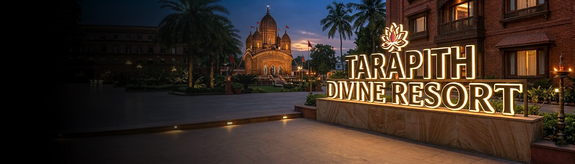 tarapith hotel sign board