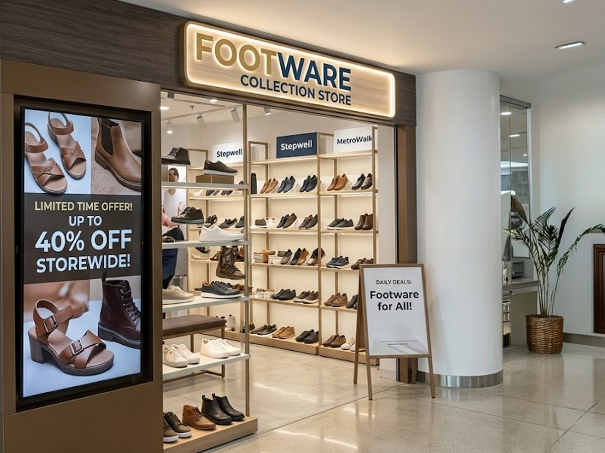 footware retail branding