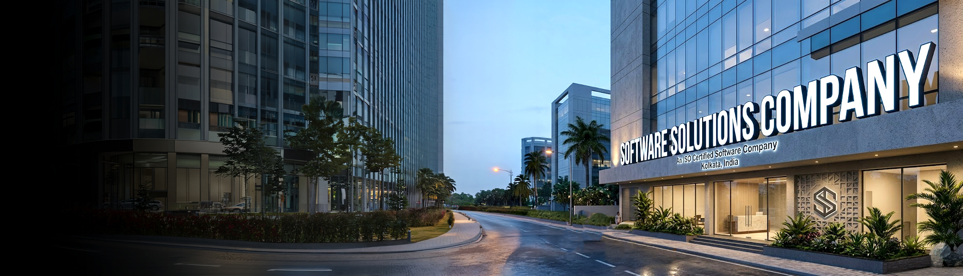 large corporate office sign board kolkata