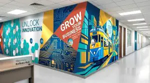 Office vinyl wall graphics Kolkata
