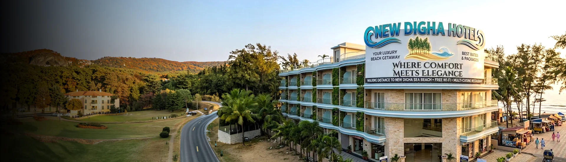 hotel sign board Digha
